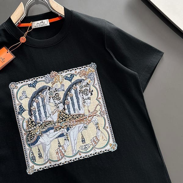 確保済みエルメス カプセルスポーツ カットソーＴシャツ パチモン 2色 erh21620